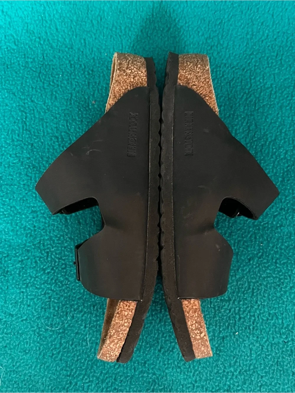 Birkenstock Kid’s Arizona Classic Black Double-Buckle Sandals. Sz 1/1.5